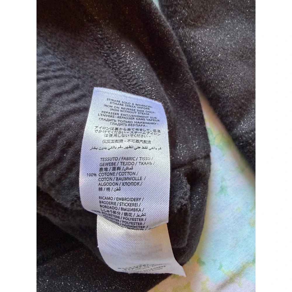 Stella McCartney‎ | Kids Sweatshirt 8Y Black Glitter Swan Floral